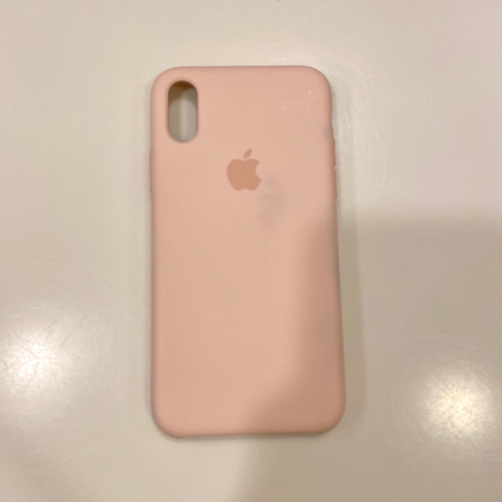 iPhone XS Silicone Case - Pink Sand